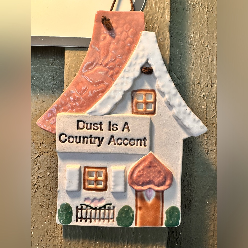 Smokey Mountain Pottery Handmade Clay Cottage Wall Decor